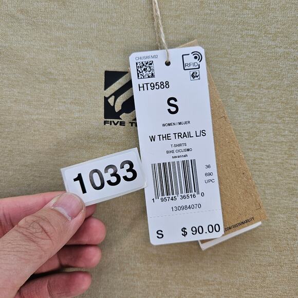 ADIDAS FIVE TEN WOMEN'S SMALL TRAILX LONG SLEEVE SHIRT HT9588 NWT - Picture 6 of 7